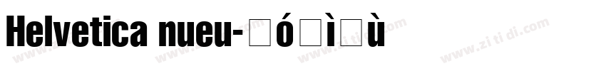 Helvetica nueu字体转换